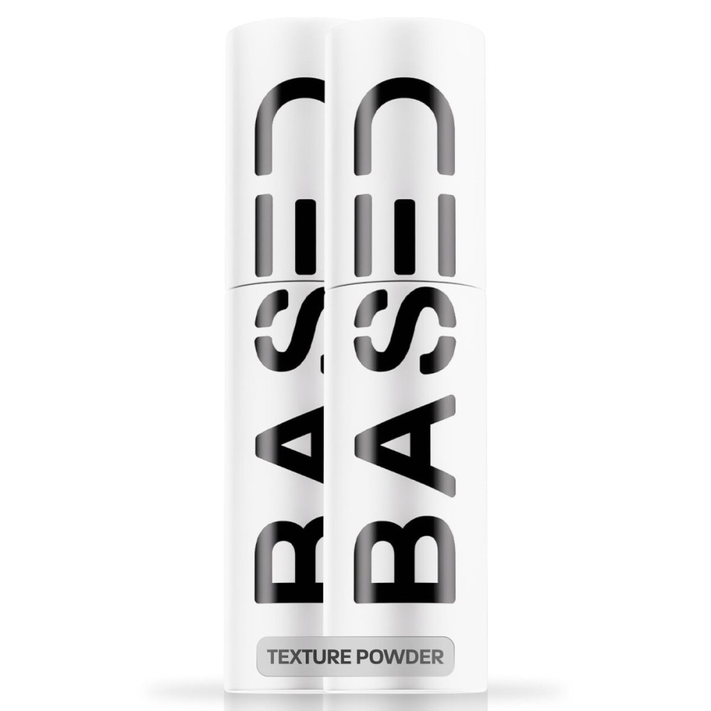 BASED Hair Texturizing Powder, Lightweight & Volumizing Hair Styling Powder with Matte Finish, Add Texture to Hair with Medium Hold, For Short to Medium Hair, (1.69oz Bottle, 2.5 Gram Fill, Pack of 2)