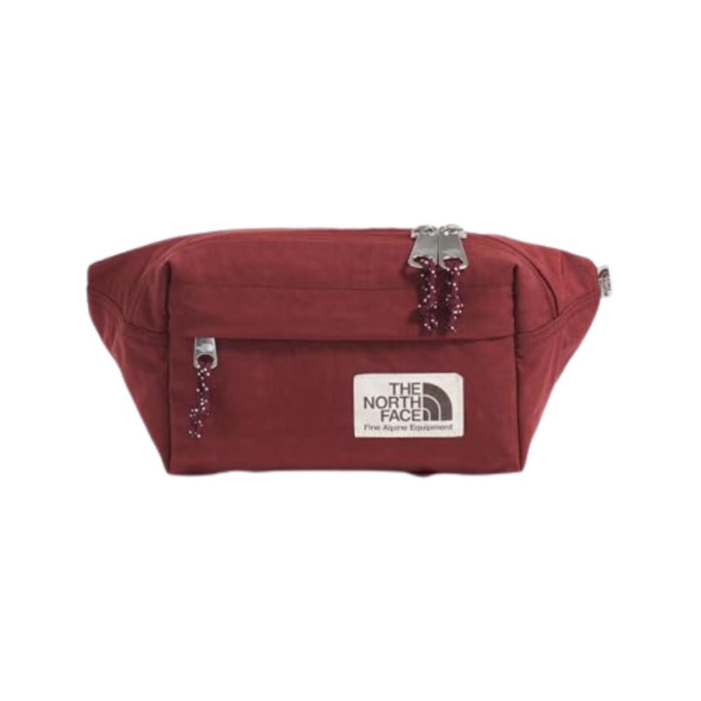 THE NORTH FACE Berkeley Lumbar Waist Pack With Zipper Closure And Adjustable Strap, Sumac/Alpine Plum, One Size