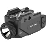 Gmconn 800 Lumen Pistol Light, Compact Adjustable Rail Mounted Flashlight Mini Weapon Light with Strobe Mode for Picatinny MIL-STD-1913, Glock (800 Lumen)