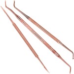 Teenitor Pedicure Tools for Feet, Toenail File and Lifters, Ingrown Toenail Removal Kit Pain Relief (Rose Gold)