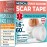 Medical Grade Silicone Scar Tape - Transparent (1.6x60) - Visible Difference on Surgical & Keloid Scars - Reusable Silicone Scar Sheets - Easy to Use Silicone Tape for Scars