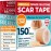 Medical Grade Silicone Scar Tape - 1.6x150 - Visible Difference on Keloid & -Section - Reusable Silicone Scar Sheets - Easy to Use