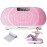 MERACH Vibration Plate Exercise Machine, Whole Body Workout Equipment for Women, Bluetooth and Silicone Pedal, Vibration Plate with Auto Mode, Vibrate Fitness Platform for Home (Pink)