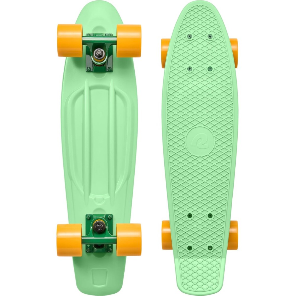 Retrospec Quip Mini Cruiser Adult Skateboard - 22.5in Compact Board with ABEC-7 Bearings & PU Wheels - Waffle Grip Deck for Smooth Riding - Portable 5lb Design