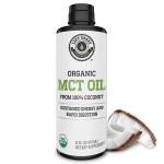MCT Oil Organic - C10 C8 MCT Oil for Sustained Mental Energy & Focus Support - MCT Oil Organic For Coffee, Smoothies, & More - Palm Free Vegan Keto & Paleo Friendly 16 Fl Oz - Non-GMO - Aceite De Coco