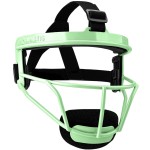 Dinictis Softball Face Mask, Lightweight, Comfortable, with Wide Field Vision, Durable and Safe Face Guards, Premium Protective Softball Fielder\'s Mask-Apple Green-Youth(M)
