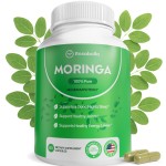 Rosabella Moringa Capsules - Pure Moringa Powder, Energy, Skin, Immune & Gut Health Superfood, Rich in Antioxidants, Essential Vitamins & Amino Acids, Natural Green Superfood Supplement - 60 Count
