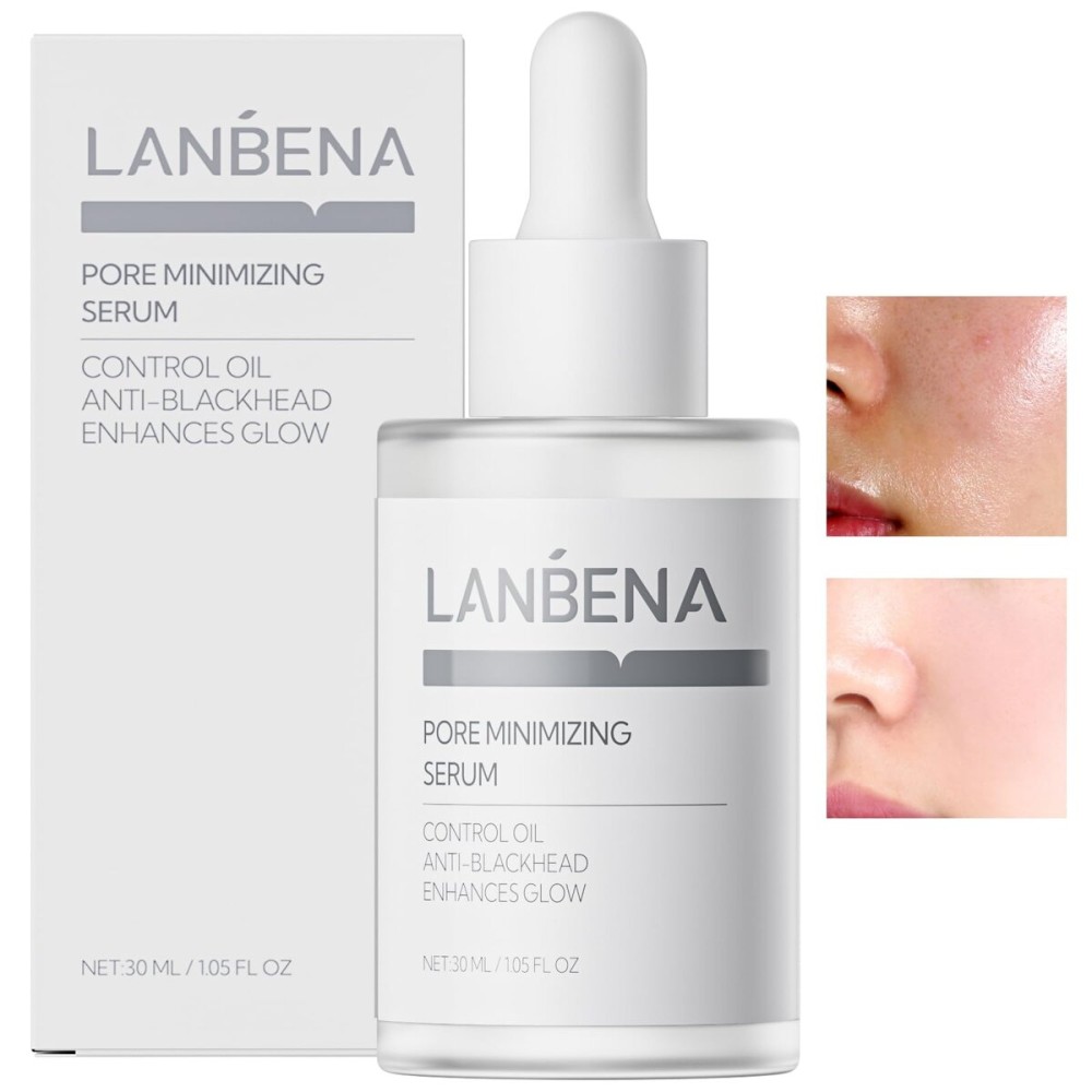 LANBENA Pore Minimizer for face, Skin Care, Pore Minimizer Treatment Serum 2.0, Facial Essence for Shrinking Pores, Relieving Dryness, Oil Control Firming, Moisturizing after Remover Blackhead, 30ML