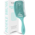 Fiora Naturals Paddle Hair Brush for Thick Hair - Detangler Brush for women - Vented Hairbrush for Gentle Detangling, Best Hair Brush for Wet or Dry Hair