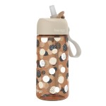 Bentgo Kids Water Bottle (Whimsy & Wonder Collection) - Leak-Proof Durable Tritan 15 oz. Cup for Kids/Toddlers 3+; Flip-Up Safe-Sip Straw for School, Sports, Daycare, Camp & More (Spots & Dots)