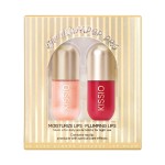 KISSIO Lip Plumper Set,Plumping,Moisturizing and Shimmer,Plumping Lip Gloss,Beauty Lips,01Lemonade and 05Dogwood