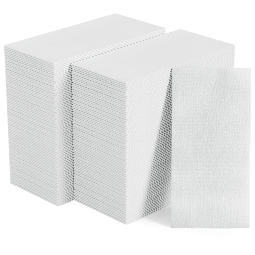 600PACK Disposable Hand Towels for Bathroom, Soft and Absorbent Paper Guest Towels Disposable Decorative Bathroom Hand Napkins for Kitchen, Parties, Weddings, Dinners