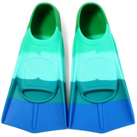 Foyinbet Kids Swim Fins,Short Kids Fins Youth Swimming Flippers for Lap Swimming Training for Children Girls Boys Beginner XXS