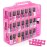 DreamGenius Nail Polish Organizer Case for 48 Bottles with 2 Nail Separators, Double Side Gel Nail Polish Holder with Adjustable Dividers, Pink