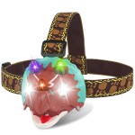 TIGTECGAME Dinosaur Headlamp for Kids Flashlight T-Rex LED Headlights Outdoor Toys Camping Essentials Gift for Boys Girls Toddlers Birthday Easter Halloween Christamas