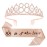 CIEHER 88th Birthday Crown + 88th Birthday Sash + Pearl Pin Set, 88 & Fabulous Birthday Sash, 88 Birthday Tiara, 88th Birthday Decorations for Women, 88th Birthday Gifts