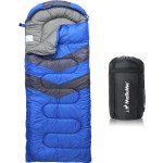 MalloMe Sleeping Bags for Adults Cold Weather & Warm - Backpacking Camping Sleeping Bag for Kids 10-12, Girls, Boys - Lightweight Compact Camping Essentials Gear Accessories Hiking Sleep Must Haves