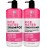 Rice Water Shampoo and Conditioner Set - Sulfate Free for Thin and Fine Hair - Fuller, Thickening Formula for Women and Men - With Strengthening Saw Palmetto - Anti Thinning, Volumizing for Thick Hair