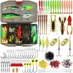 TRUSCEND Widely Used Fishing Bait Rigs Worth Every Penny, Selected Fishing Lures & Tackle Kit for Freshwater Fishing, Economic/Giftable/Premium Starter Gear Set Available, Perfect Fishing Gift