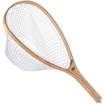 SF Fly Fishing Landing Soft Rubber Mesh Trout Catch and Release Net with Black Magnetic Net Release Combo Kit (Clear A Combo Small Holes)