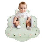 AirSwim Inflatable Baby Seat, Inflatable Baby Chair for Babies 3 Months and Up, Summer Blow Up Chair with Built in Air Pump, Infant Floor Seats for Learning to Sit, Palying, Camping, Elephant