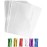 SOMIOCO Large Cellophane Treat Bags 12x16 Inch Clear OPP Plastic Gift Goodie Bags for Bakery, Cookie, Candies, Soaps, Party Favors Packaging with Color Twist Ties 50 PCS