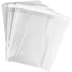 SOMIOCO 50 Pieces 9X12 In Self Sealing Cellophane Bags Clear Plastic Bags 1.4 mils Self Adhensive Resealable Cello Goodie Bags,Small Business Packaging Supplies for Clothing, T Shirts,Gift