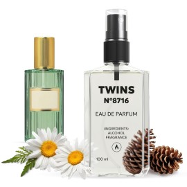 TWINS Impression of Memoire Dune Odeur | Unisex Perfume for Women and Men Eau de Parfum | No.8716 | 3.4 Fl Oz / 100 ml