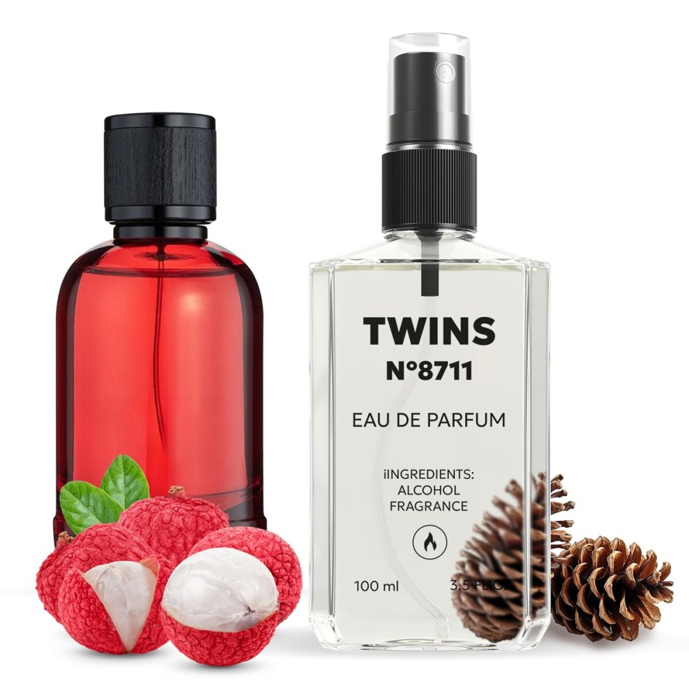 TWINS Impression of He Wood | Unisex Perfume for Women and Men Eau de Parfum | No.8711 | 3.4 Fl Oz / 100 ml