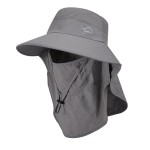 Sun Hat for Men Women with Neck Flap,UPF 50+ UV Protective Hiking Fishing Hats,Wide Brim Sun Hat for Women&Men