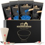 Lifestance Wax Beads Set, 4 Kinds of Waxing Beads, Hard Wax Beans with 44 Items, Perfect for Any Waxing Warmers for Hair Removal for Brazilian Bikini, Brazilian, Legs, Body