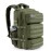 kookoomia Military Tactical Backpack 50L Large Day Backpack for Men Molle Army 3 Days Assault Pack Bug Out Bag Water Resistant and Heavy Duty Hiking Treeking Rucksack - Dark Green
