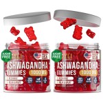 [2 Pack] Ashwagandha Gummies for Women & Men - Natural Soothing Gummies with Pure Ashwagandha Root Extract Vitamin C Zinc - Ashwagandha Supplements for Focus & Rest - 120 Sugar Free Chews