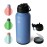 BOTTLE BOTTLE 32 oz Insulated Water Bottle Stainless Steel Sport Water Bottle with Straw Dual-use Lid Design for Gym with Pill Box (sky summer)
