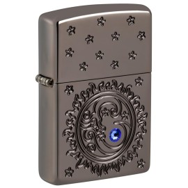 Zippo Ocean Crystal Black Ice Pocket Lighter