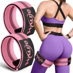 Booty Bands for Women Glutes - BFR Blood Flow Restriction Bands with Weekly Plan for Legs, Butt & Hip Building, Occlusion Bands for Workouts, Fabric Bands for Squat Butt & Thigh