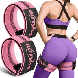 Booty Bands for Women Glutes - BFR Blood Flow Restriction Bands with Weekly Plan for Legs, Butt & Hip Building, Occlusion Bands for Workouts, Fabric Bands for Squat Butt & Thigh