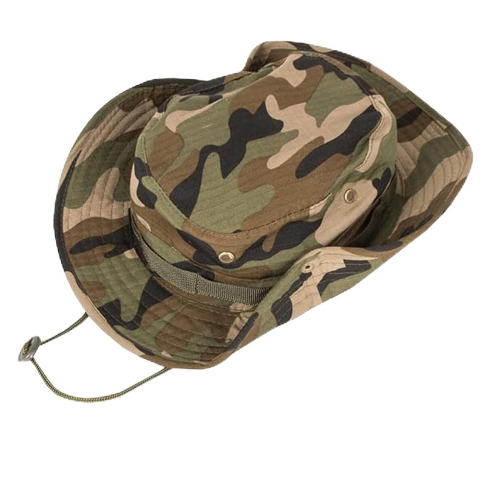 Sun Hats for Men Women Bucket Hat UPF 50+ Boonie Hat Foldable UV Protection Hiking Beach Fishing Summer Safari(Upgraded-1pack-Jungle Camo)