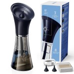 KAUGIC Upgraded Ear Wax Removal with One-Piece Waste Tank, Safe Ear Cleaner with Water Temperature Sensor, Effective Ear Irrigation Kit, IPX7, Semi-Transparent