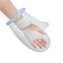 VALLEYWIND Waterproof Half Arm Cast Cover for Shower Kids Reusable Cast Protector for Shower Arm Child Cast Bag for Hand, 11 Inch