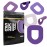 Skin Grip Insulet Omnipod 5 Adhesive Patches Waterproof & Sweatproof (Also Fits Omni pod Dash), Pre-Cut Medical Tape, Ultimate Insulin Pump Protection, Diabetic Sensor Covers, 20-Pack, Purple