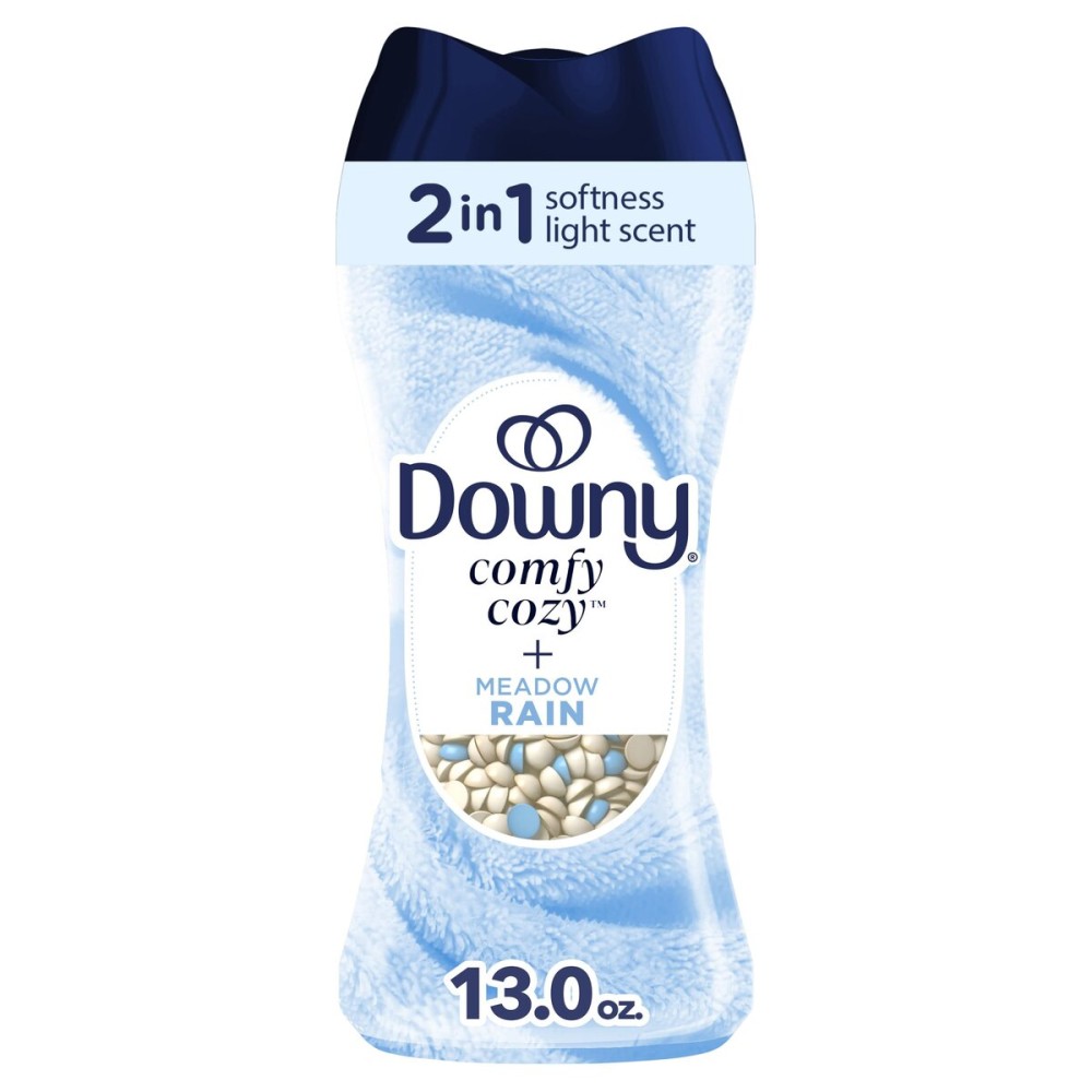 Downy Blends In-Wash Laundry Scent Booster Beads, Meadow Rain Scent, 13 OZ, Fabric Sottener Beads and Freshness