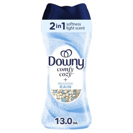 Downy Blends In-Wash Laundry Scent Booster Beads, Meadow Rain Scent, 13 OZ, Fabric Sottener Beads and Freshness