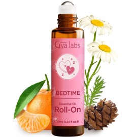 Gya Labs Bedtime Essential Oil Roll On - 0.34 Fl Oz - Travel Size Roller for Camping, Skin, Aromatherapy Relief, Convenience