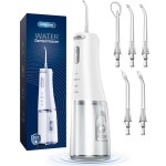 Onlyone Rechargeable Cordless Water Flosser with Adjustable Water Pressure for Daily Oral Care, Power Dental Flosser for Home and Travel Use, Portable Oral Irrigator for Sensitive Gums and Braces Care