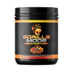 Gorilla Mode Pre Workout - Massive Pumps  Laser Focus  Energy  Power - L-Citrulline, Creatine, L-Tyrosine, Betaine, Hydroprime, Alpha-GPC, 400mg Caffeine, Huperzine A - 836g (Volcano Burst)