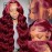 QZOQZO 99j Burgundy Lace Front Wigs Human Hair 13x6 Body Wave Lace Front Wigs Human Hair Pre Plucked Glueless Red Wig Wine Red Lace Front Wigs for Women Reddish Brown 180% Density 22Inch