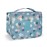 Lcsmaokin Large Capacity Toiletry Bag Travel Bag with Hanging Hook for Men and Women Waterproof Travel Cosmetic Bag Bathroom Storage Bag for Brushes Set,Full-Sized Shampoo,Accessories-Blue Flower