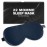 Silk Sleep Mask 100% 22 Momme Mulberry, Sleep Eye Mask for Women Men, Blackout Blindfold with Adjustable Strap, Side Sleeper Eye Cover, Soft Eyeshade Filled with Premium Mulberry Silk (Blue)