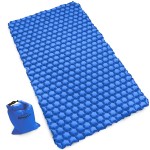 POWERLIX Double Inflatable Sleeping Pad - Camping Mattress for Backpacking, Hiking Traveling, Compact Camping Sleeping Mat for 2 Person, Portable Ultralight Camping Pad Air Mattress Blue